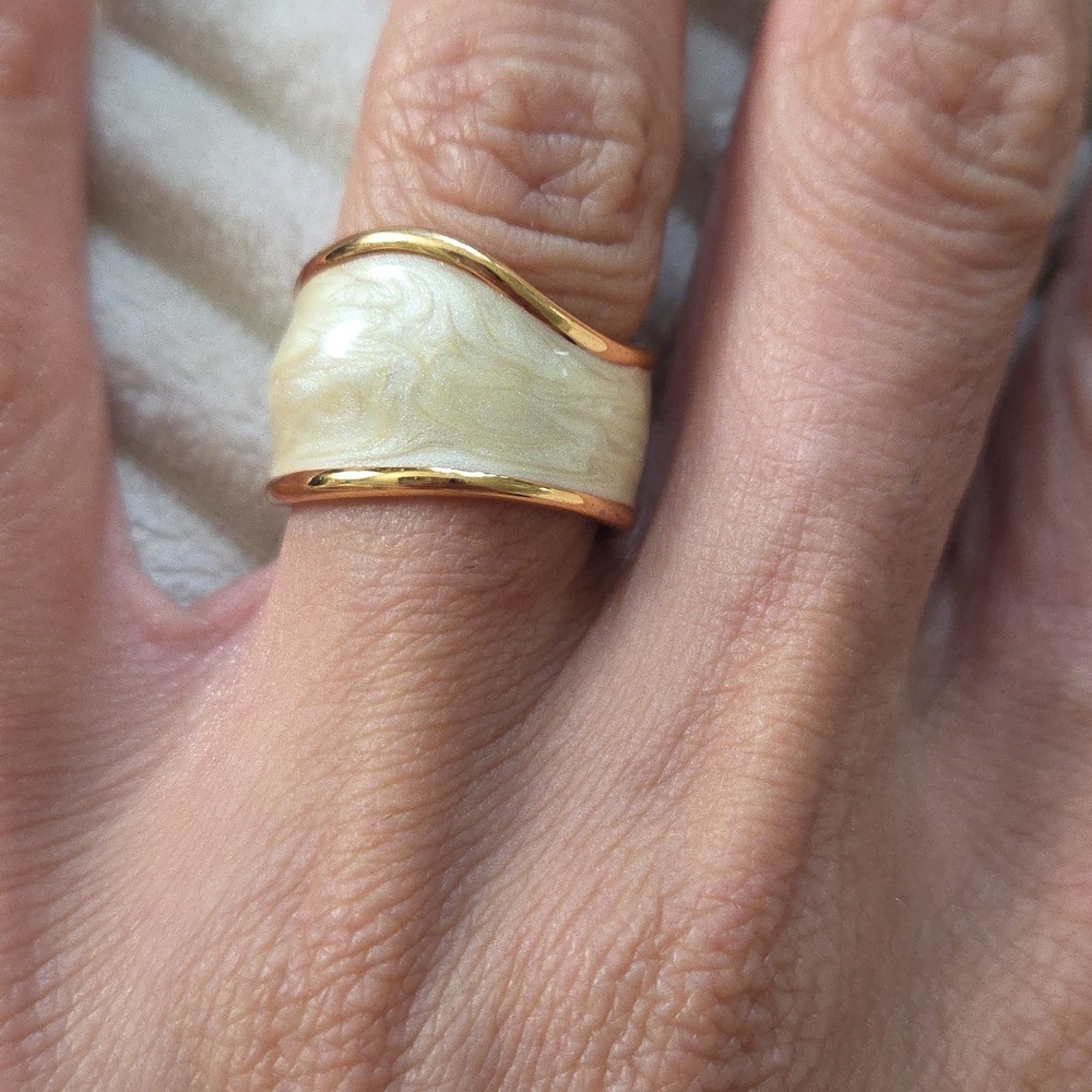 New Pearl Gold Filled Ring